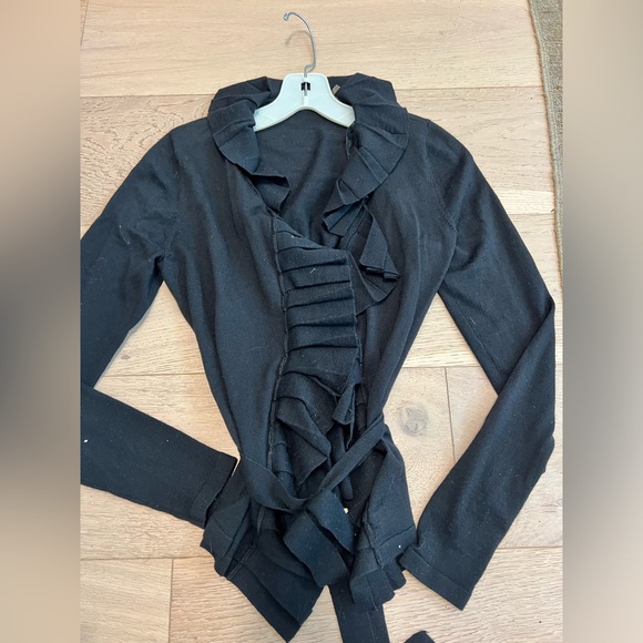 Tahari merino wool wrap sweater - Picture 2 of 3